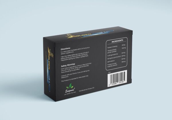 2BOXS OF GOLDEN KING LION 500mg HERBAL SEX CAPSULES FOR MEN UK⭐️⭐️⭐️⭐⭐