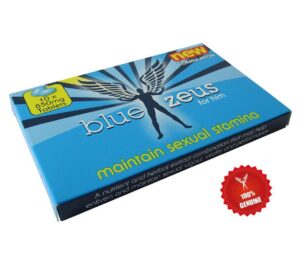 10 x Genuine Blue Zeus™ Male Erection Sexual Performance Enhancer Tablets