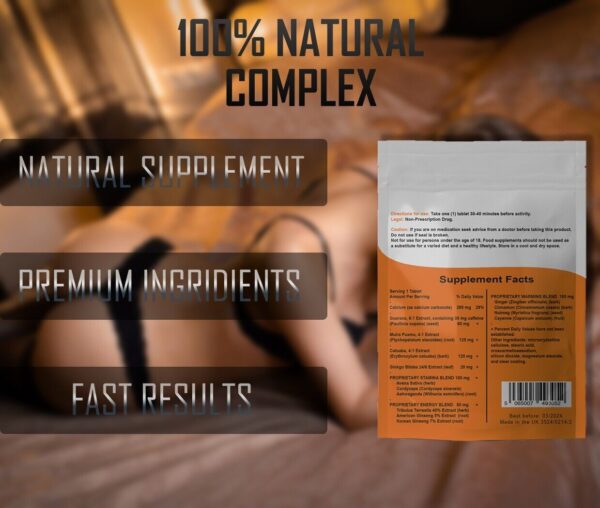 20Pc x 100MG Tense Male Sex Tablets Libido Enhancement Strong Supplement For Men⭐️⭐️⭐️⭐⭐