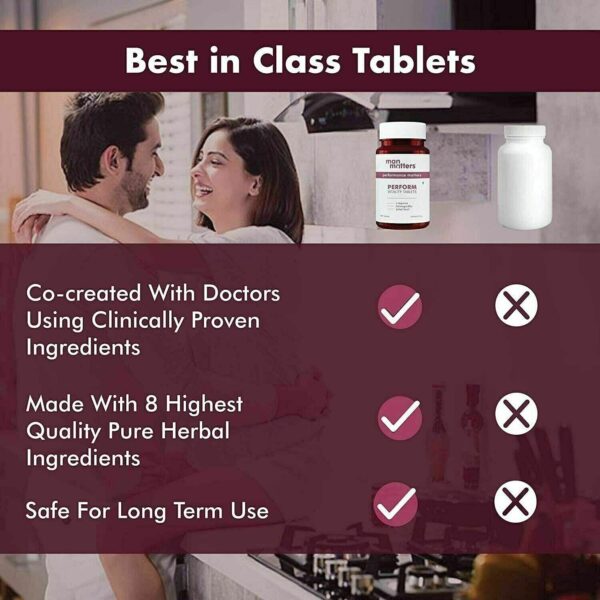 60 PERFORM PILLS FOR MEN - #1 MALE STAMINA PERFORMANCE MATTERS