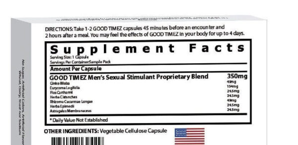 Good Timez - Male Enhanced Support, Male Enhancement, Enchantment, Performance!
