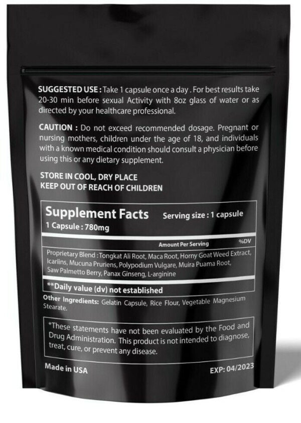 30 VENOM Male Enhancement Maximum strength Herbal sex pills -