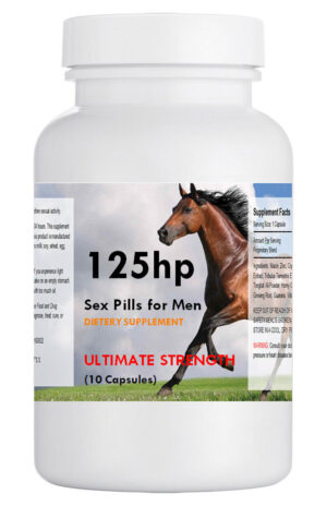 125hp 125 hp Male Enhancement Men Sex Pills X EXTREME ROCK HARD PERFORMANCE 10