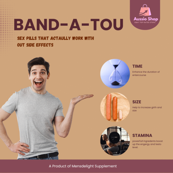 BandAtou Men Libido and Stamina Enhancement Natural Sex Pills Booster 10Pls