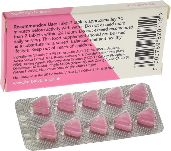 20 x 633mg Herbal Supplement Pills for Women