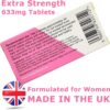 20 x 633mg Herbal Supplement Pills for Women
