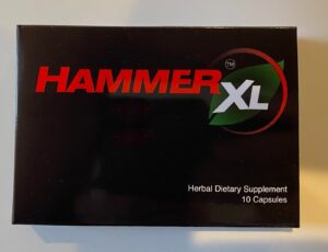Hammer XL Super Strength New All-Natural Men's Vitality Pill -20 Capsule
