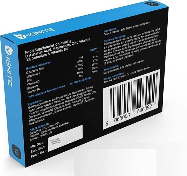 3849664085 100 x 100mg V IGNITE BLUE Tablets - Delta Web Ltd