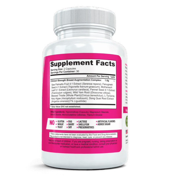 BUSTMAXX #1 Most Trusted All-Natural Breast Enlargement & Enhancement Supplement