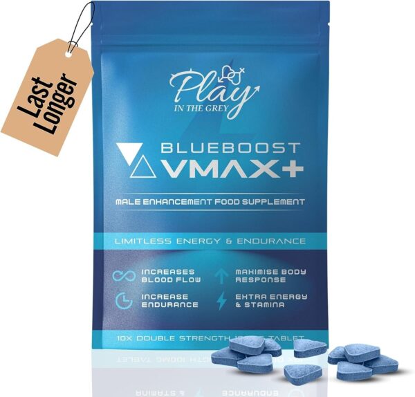 Blue Pill | Herbal Supplement Blue Pills for Men | High Strength Performance Powerful Fast Acting Long Lasting Results | Enhancing Male Stamina & Endurance Booster Tablets