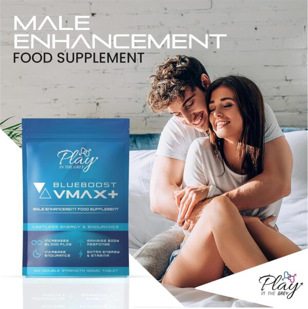 Blue Pill | Herbal Supplement Blue Pills for Men | High Strength Performance Powerful Fast Acting Long Lasting Results | Enhancing Male Stamina & Endurance Booster Tablets