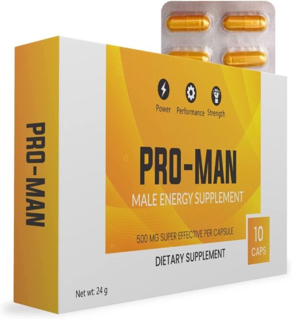 10x500mg Gold Capsules for Men - High Strength Performance, Powerful, Fast Acting & Long Lasting Results | Enhancing Male Stamina & Endurance Booster Supplements