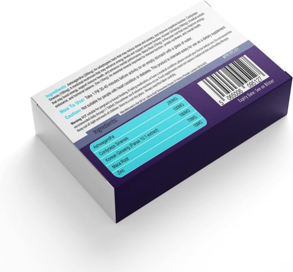 Erexon - V Prime Connect 10 - Herbal Supplement for Men - Strong Effect - Performance & Enhancement Tablets for Men - Cordyceps Sinensis, Ashwagandha, Korean Ginseng, Maca Root, Zinc