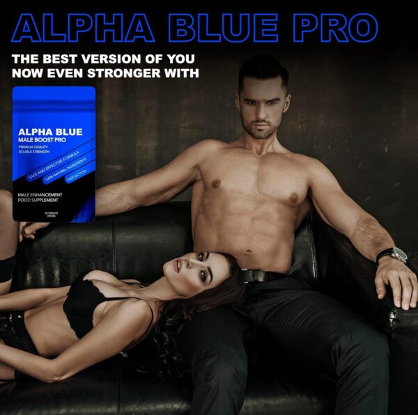 Alpha Blue Pro | 20 Tablets | Herbal Male Enhancement Food Supplement | Extremely High Strength |
