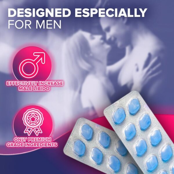 INSANE X 30 Tablets for Men Blue Elite 100mg - Enhanced Strength & Stamina