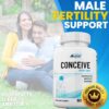 Conceive for Him Fertility Supplements for Men - Male Fertility Supplements - Vitamins & Minerals Plus Key nutrients for Male Fertility & Motility 60 Capsules