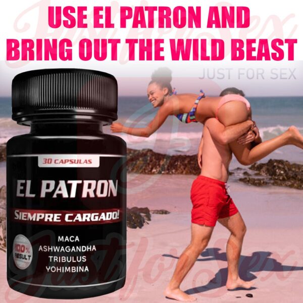 El Patron Herbal Stamina Strength Power Timing Enhancer Supplement For Men