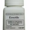 12 x Erectile Herbal Male Performance Formula / Free Shipping UK