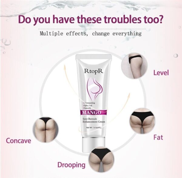 40g BUTT ENHANCEMENT CREAM ENLARGER FIRM CELLULITE BIGGER BUM LIFT SAFE UK