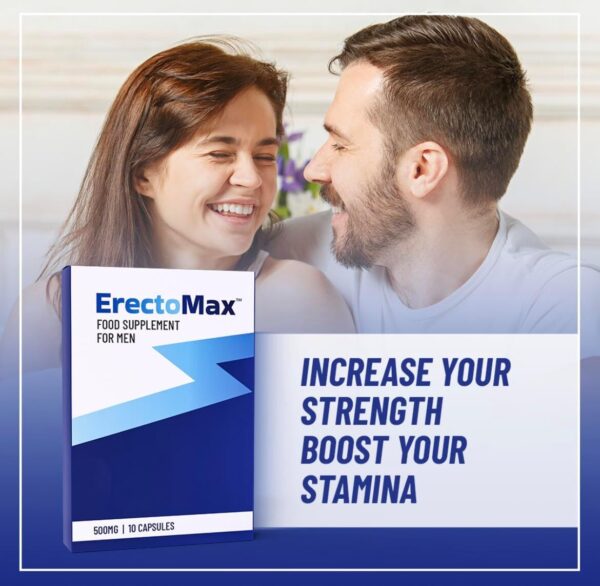 ErectoMax™ High Strength for Men’s Endurance & Stamina – 500mg Natural Herbal Energy Support Blue Pills for Men 10 Pills