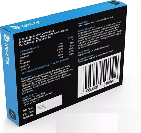50 x 100mg V IGNITE BLUE For Men