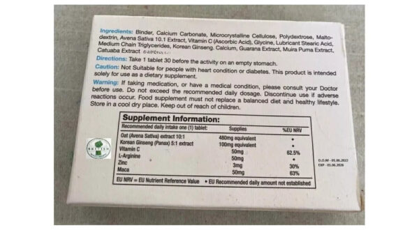 BOOSTMAX For Men 100mg - British Supplements