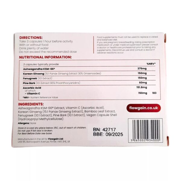 Flowgain Male Supplement Pills for Men. BIG PACK 30pcs - UK ⭐️⭐️⭐️⭐️⭐