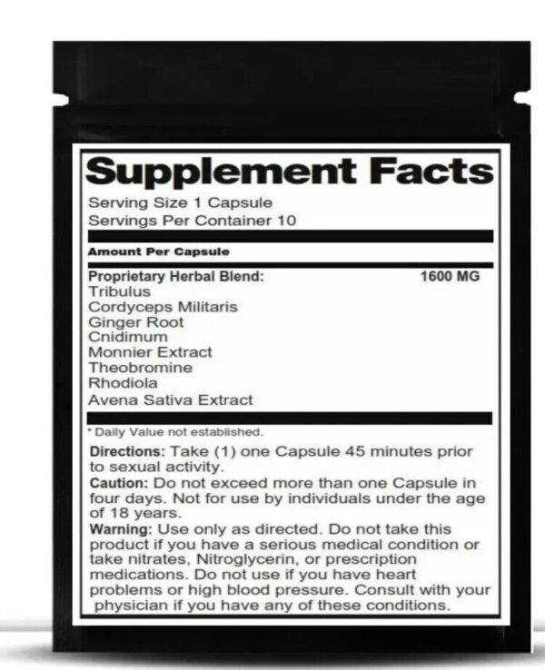 ALL UP in DEM GUTS! Male Enhancement Pills NATURAL Performance for Men 10 Pills