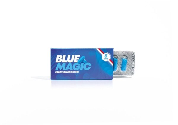 Blue Magic - Erection pill for hard and long-lasting erection! 5 pieces / tabs