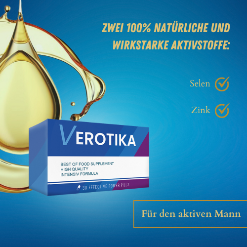 2x30 VEROTIKA EXTRA STRONG POTENCY SEX & LUST PILLS FOR MEN FROM GERMANY