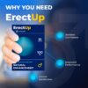 ErectUP - 10 Blue Tablets for Men - 100mg Natural Supplement for Enhanced Performance & Vitality - Fast-Acting Blue Power for Men's Efficiency & Long-Lasting Results