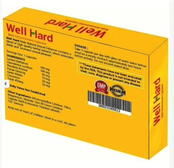 10X Ultra Strong Male Herbal Libido Sexual Enhancement 450mg Capsules