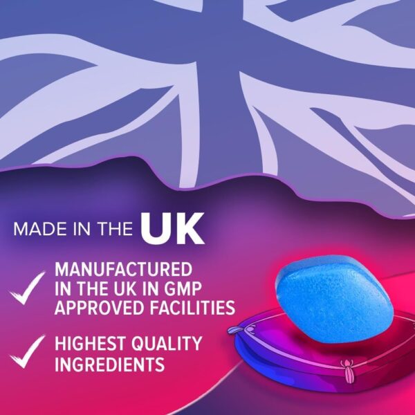 INSANE X 30 Tablets for Men Blue Elite 100mg - Enhanced Strength & Stamina